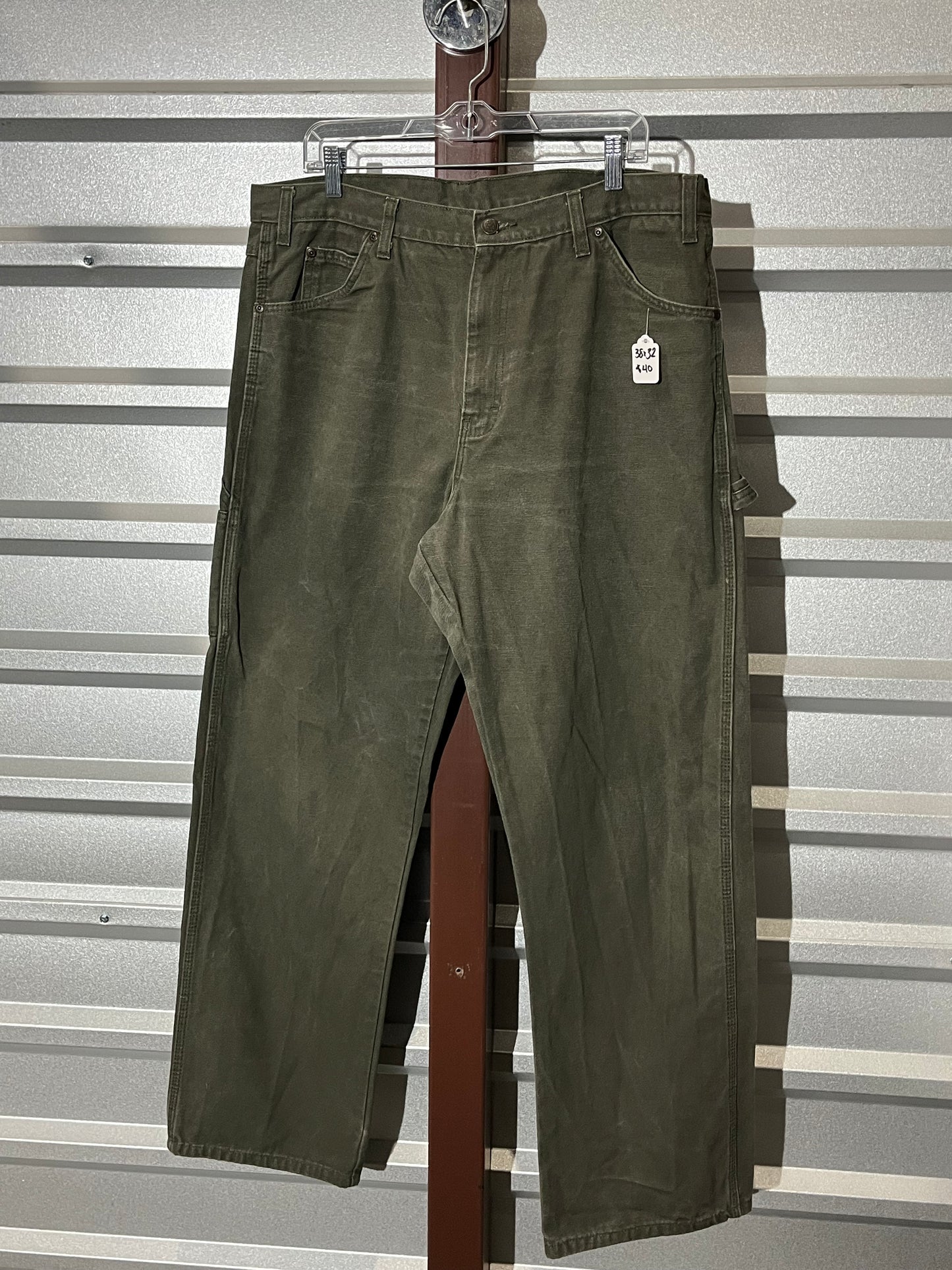 Green Dickies Carpenter Pants. 38 x 32