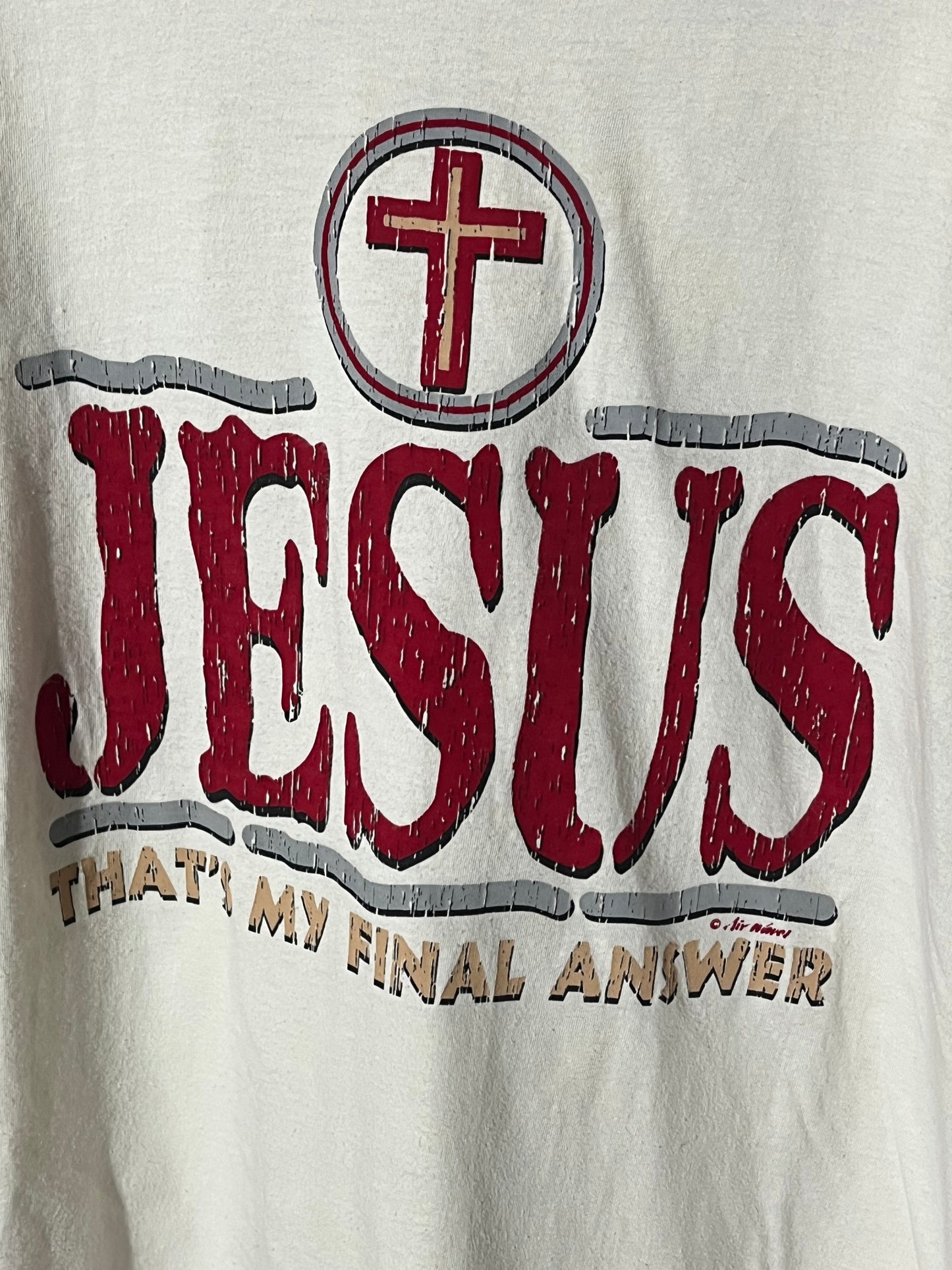 Jesus Final Answer T-shirt. (2x)