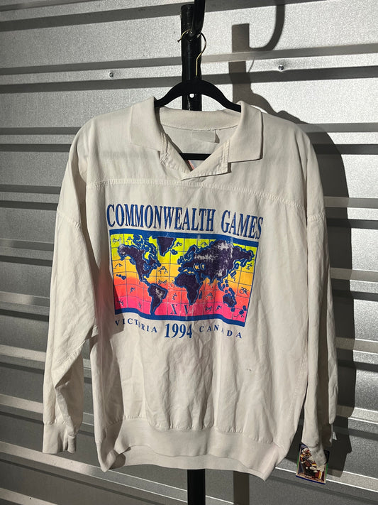 90s Common Wealth Games Longsleeve. (L)