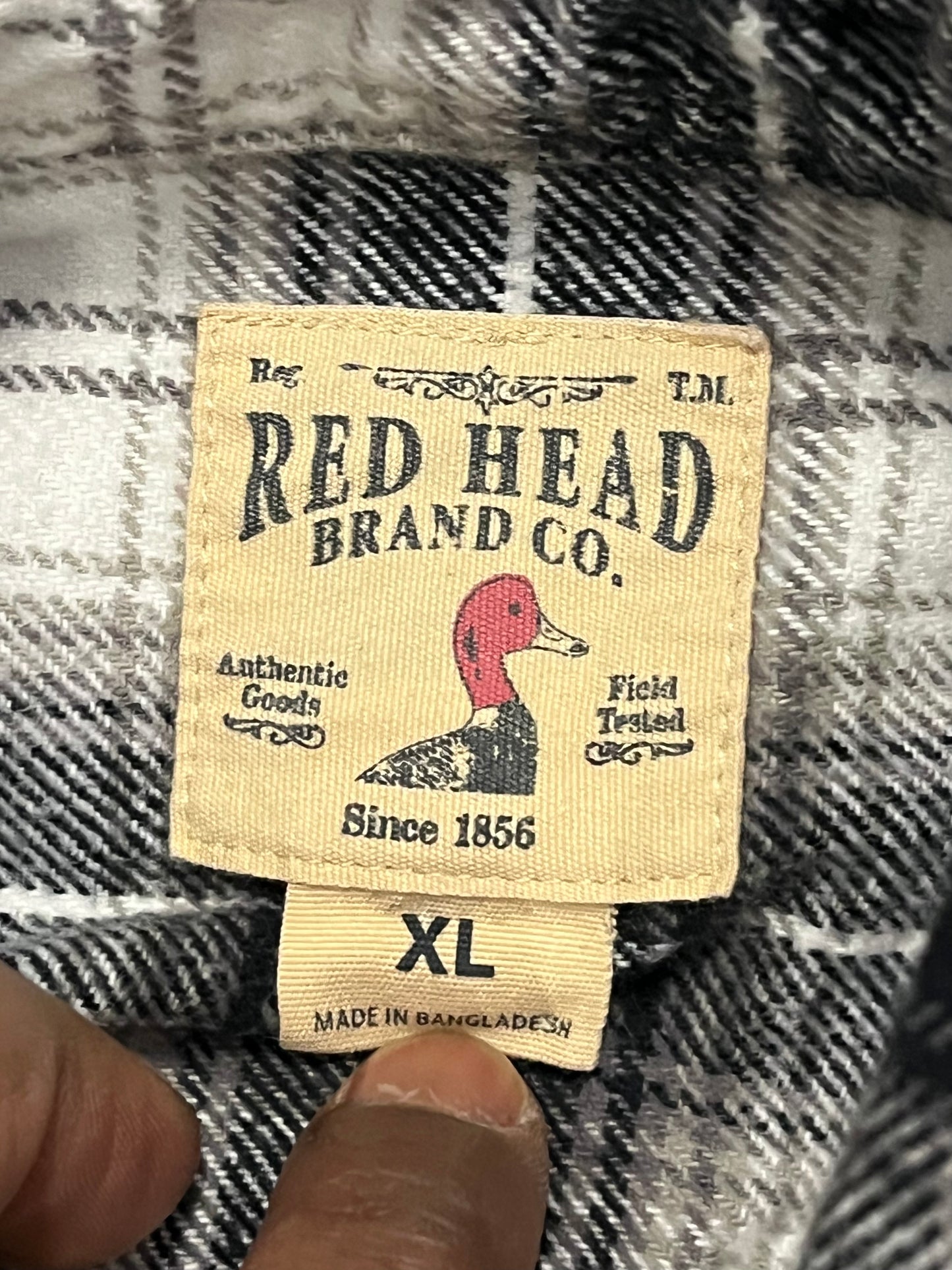 Red Head Flannel. Xl