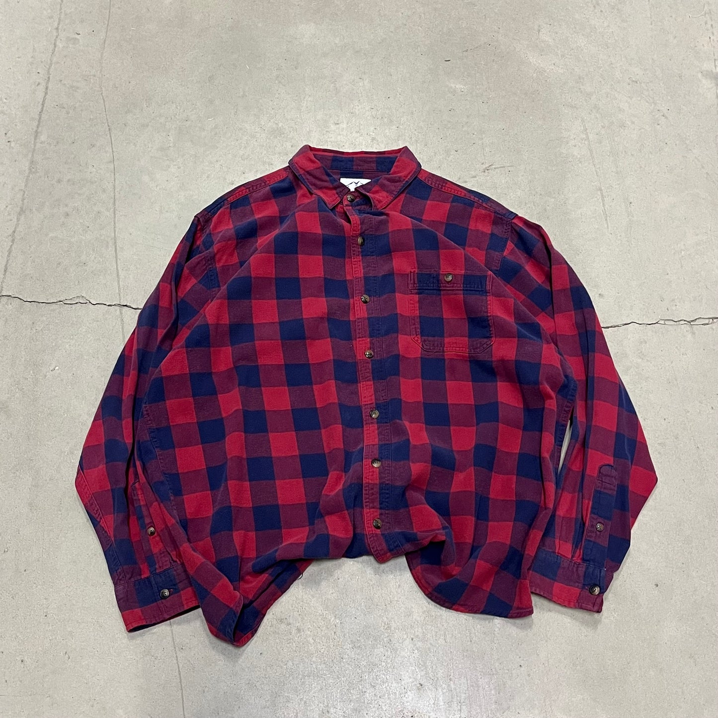 Red Plaid Flannel. Xl