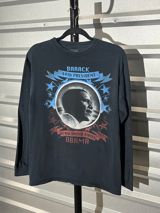 Barack Obama Long-sleeve. (M)