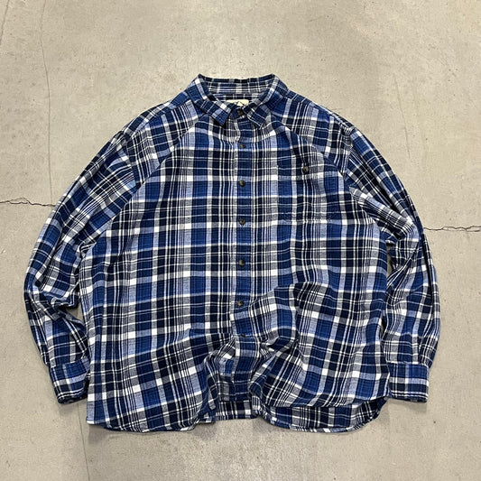 Blue Flannel. Xl