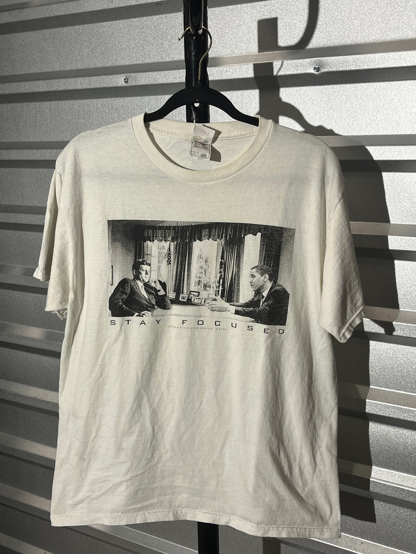 Stay Focused President T-shirt. (L)