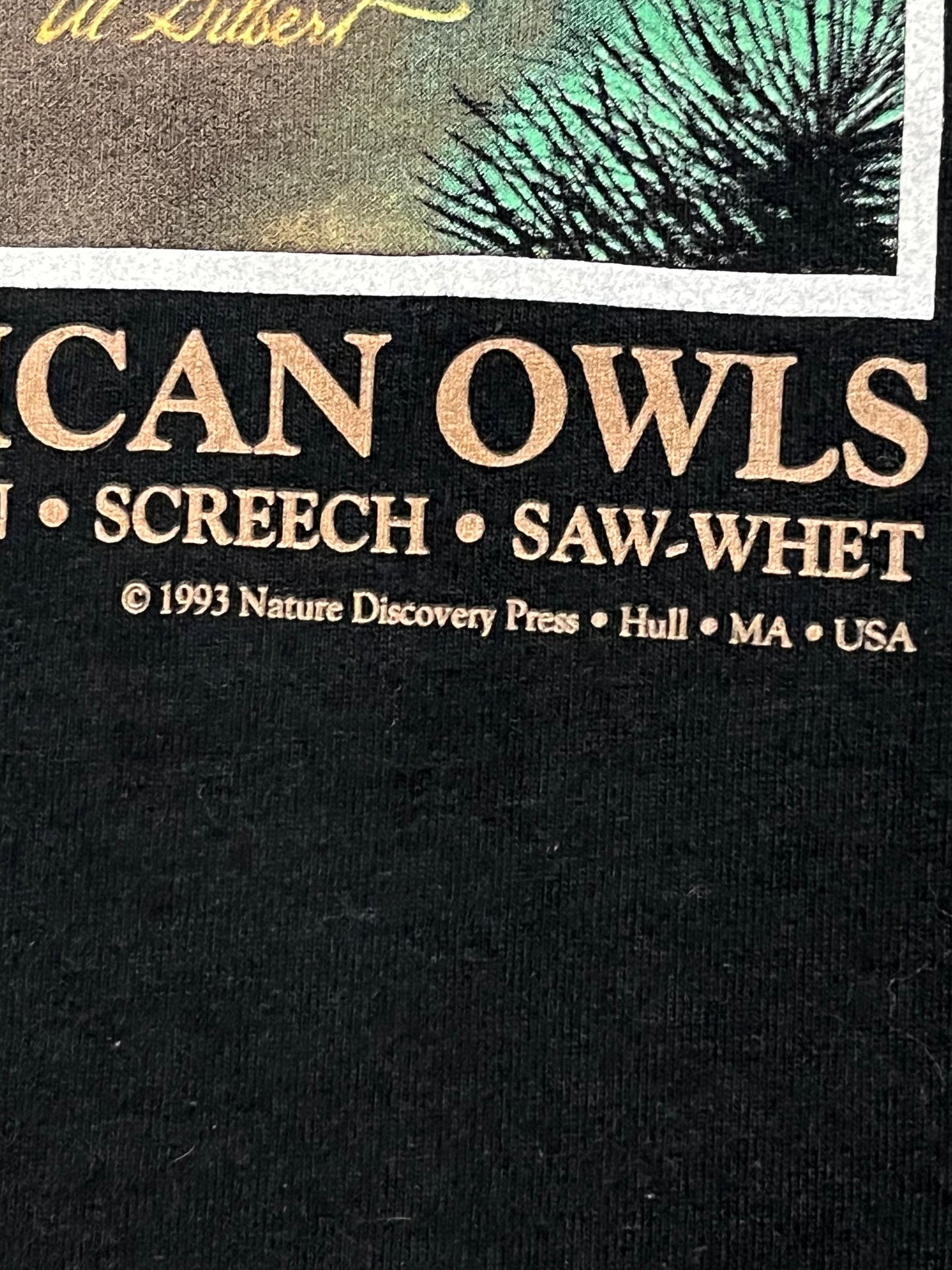 Owl Nature T-shirt. L