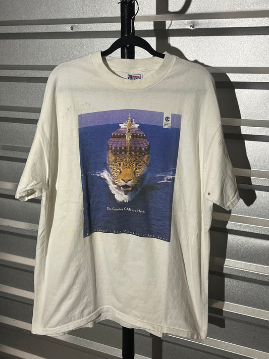 Crowley Cats Ship T-shirt. (Xl)
