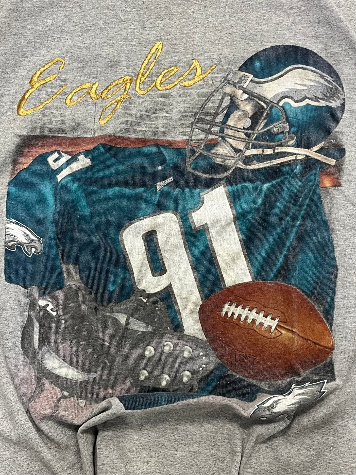 Eagles Football T-shirt. Xl