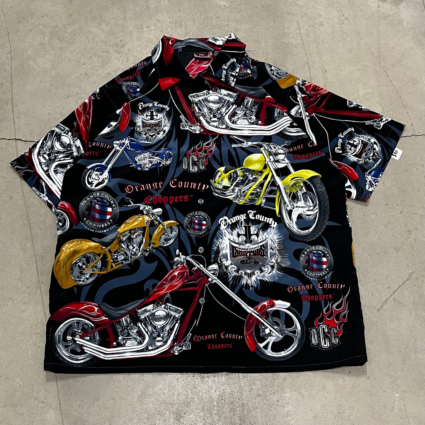 Orange County Choppers Button-Up. Xl