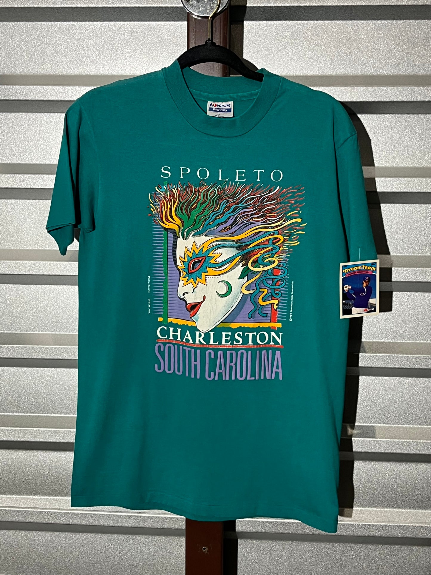1989 Charleston Art T-shirt. M