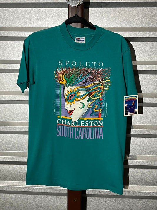 1989 Charleston Art T-shirt. M