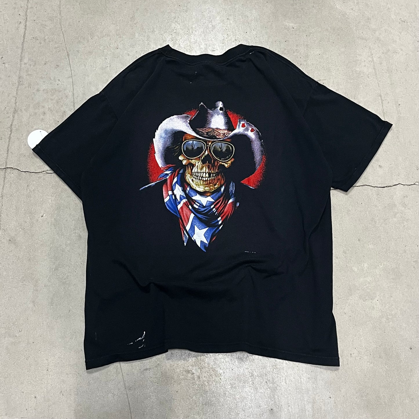 Skull Bike T-shirt. Xl