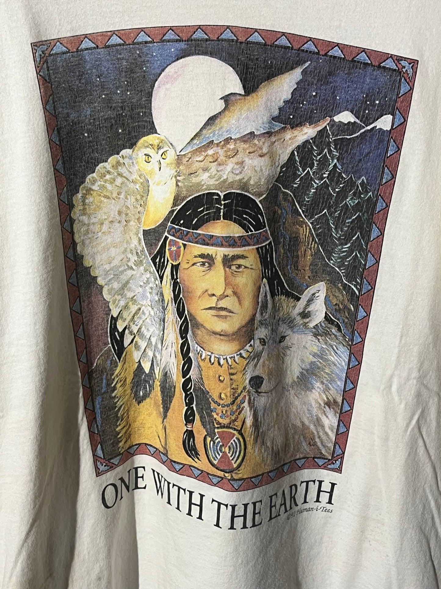 90s Native American T-shirt. (2x)