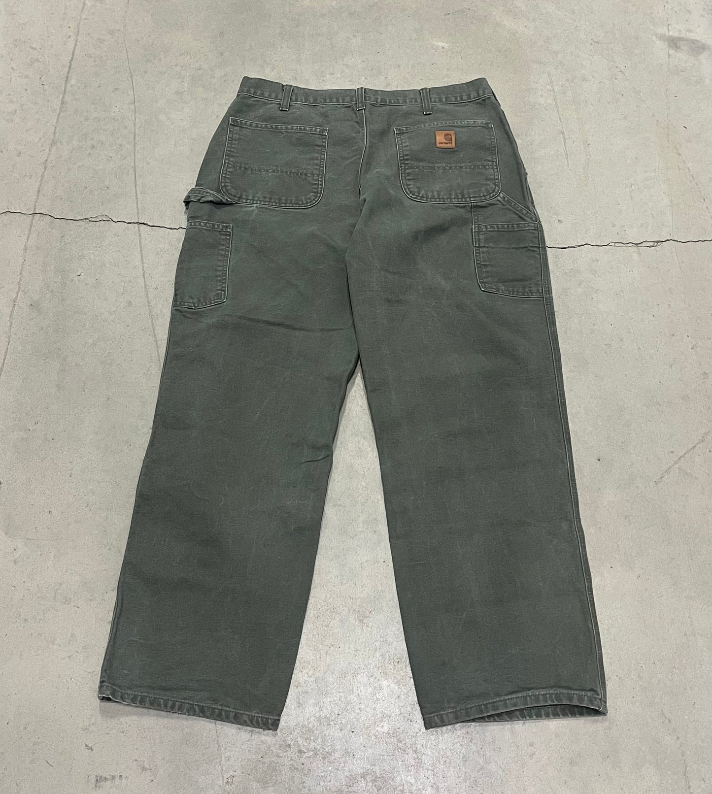 Green Carhartt Pants. 36 x32