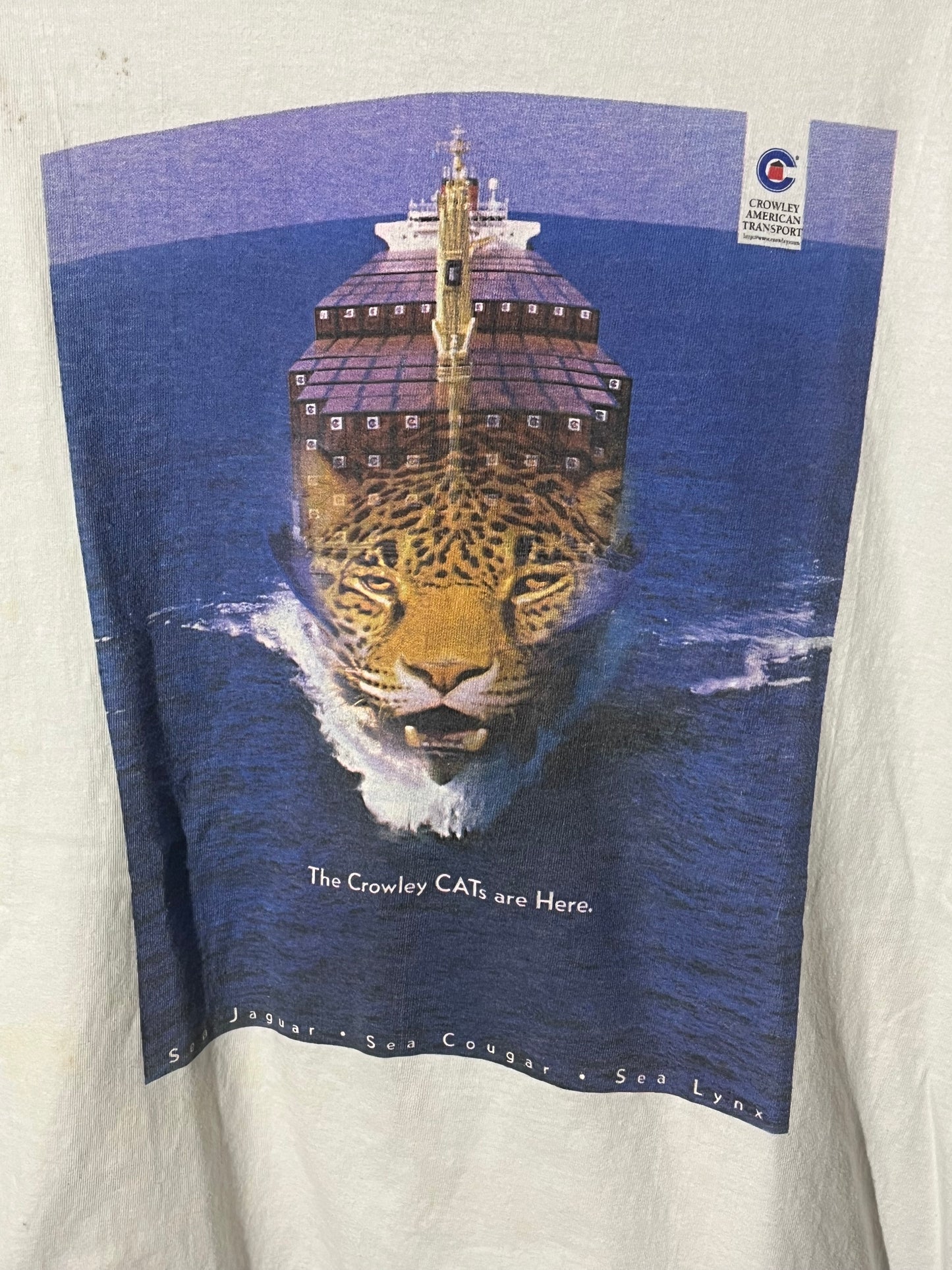 Crowley Cats Ship T-shirt. (Xl)