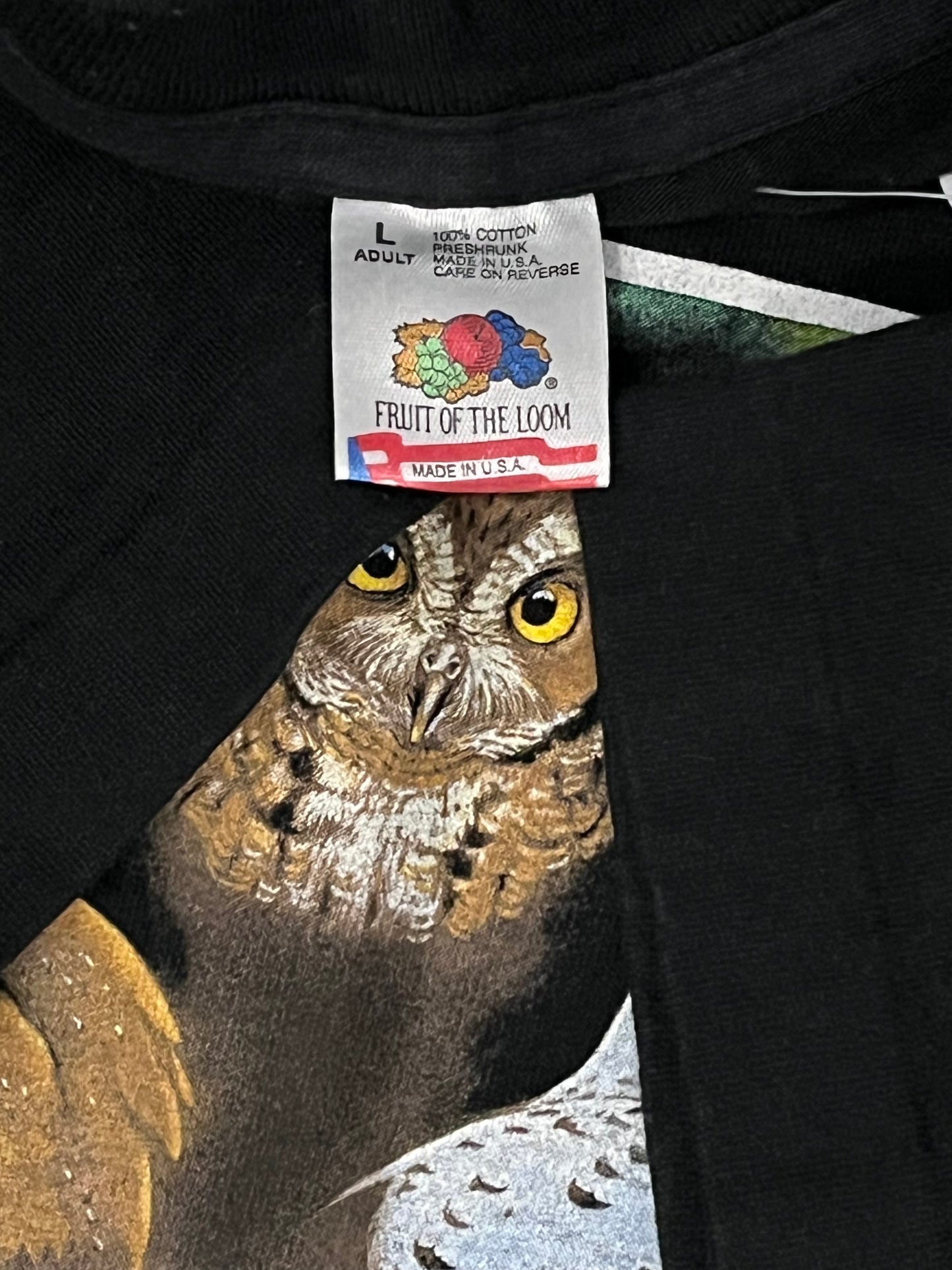 Owl Nature T-shirt. L