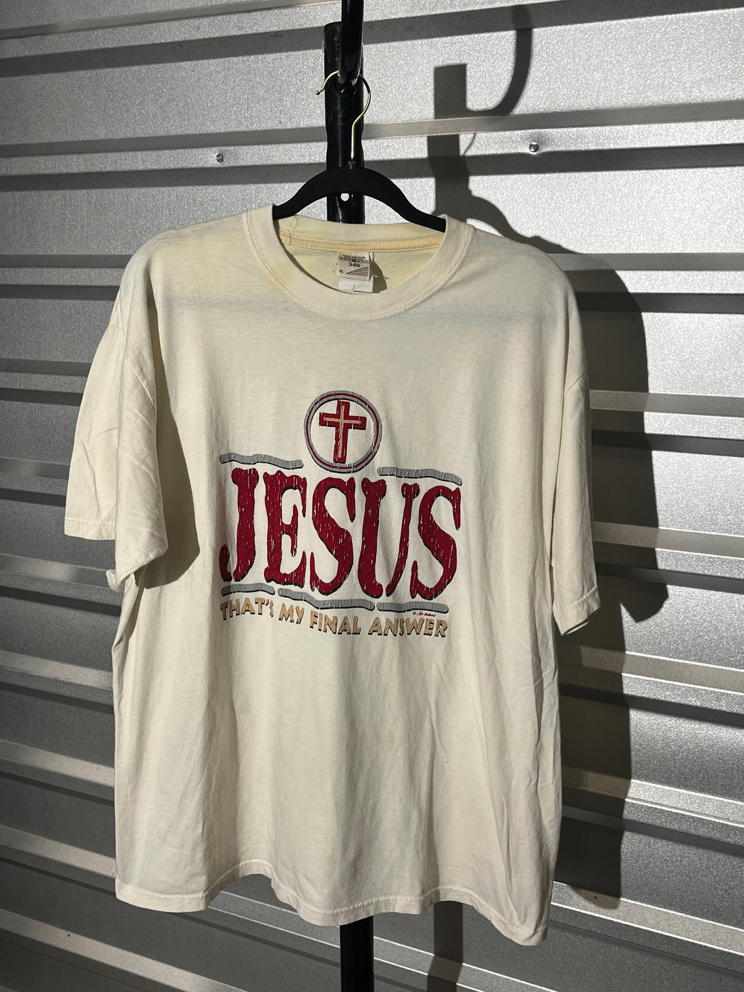 Jesus Final Answer T-shirt. (2x)