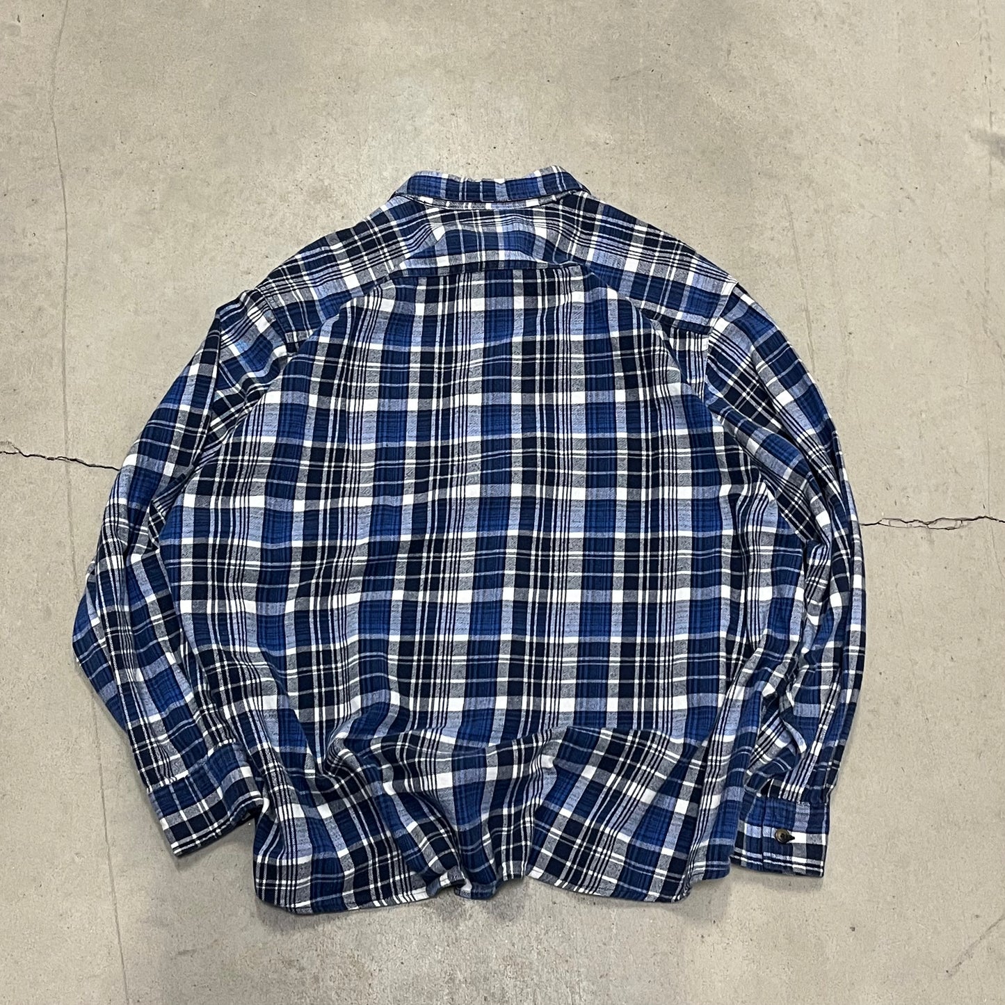 Blue Flannel. Xl