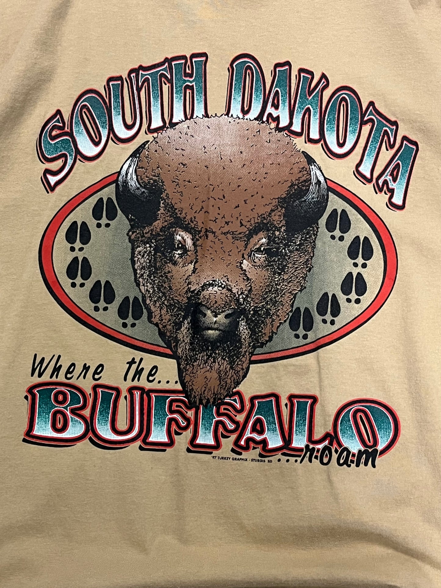 Buffalo Nature T-shirt. L