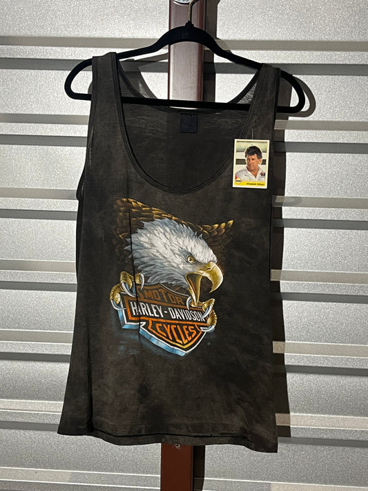 3D Emblem Harley Tank Top. L