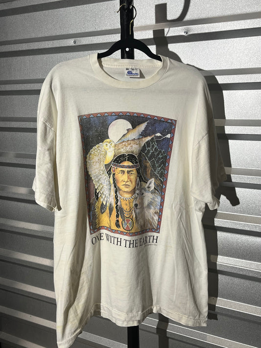 90s Native American T-shirt. (2x)