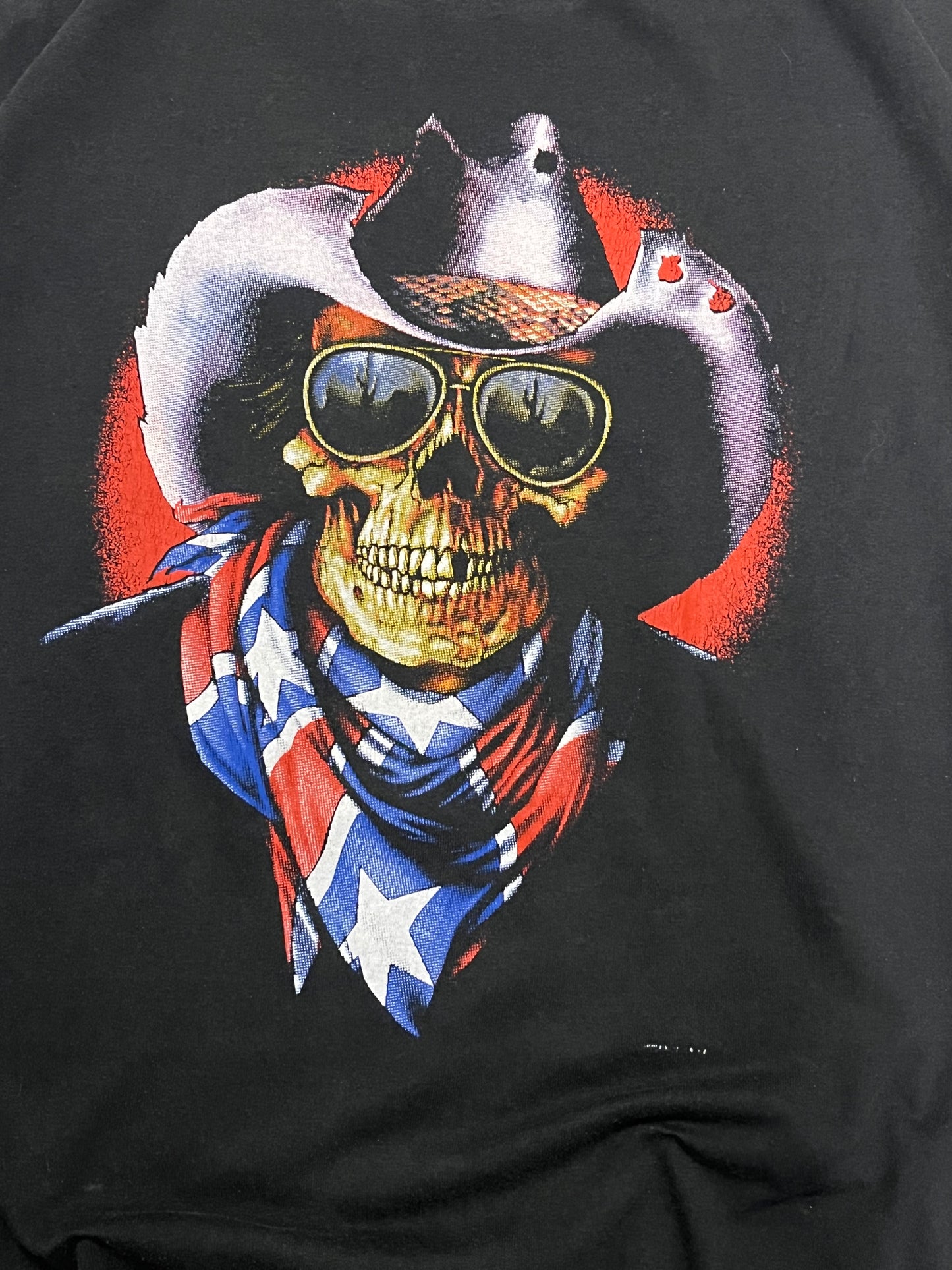 Skull Bike T-shirt. Xl