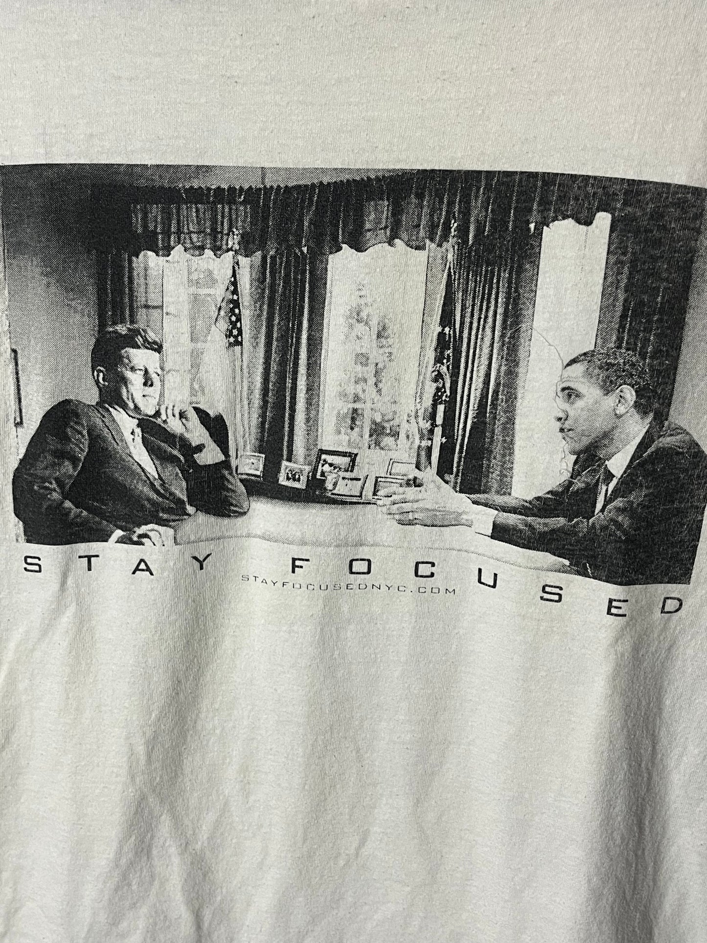 Stay Focused President T-shirt. (L)