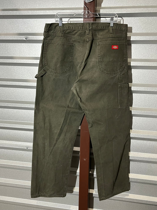 Green Dickies Carpenter Pants. 38 x 32